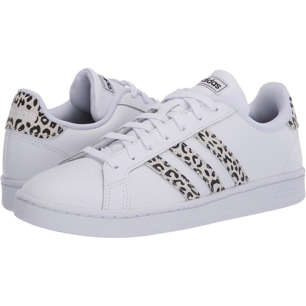 Adidas Grand Court Sneakers with Animal Print